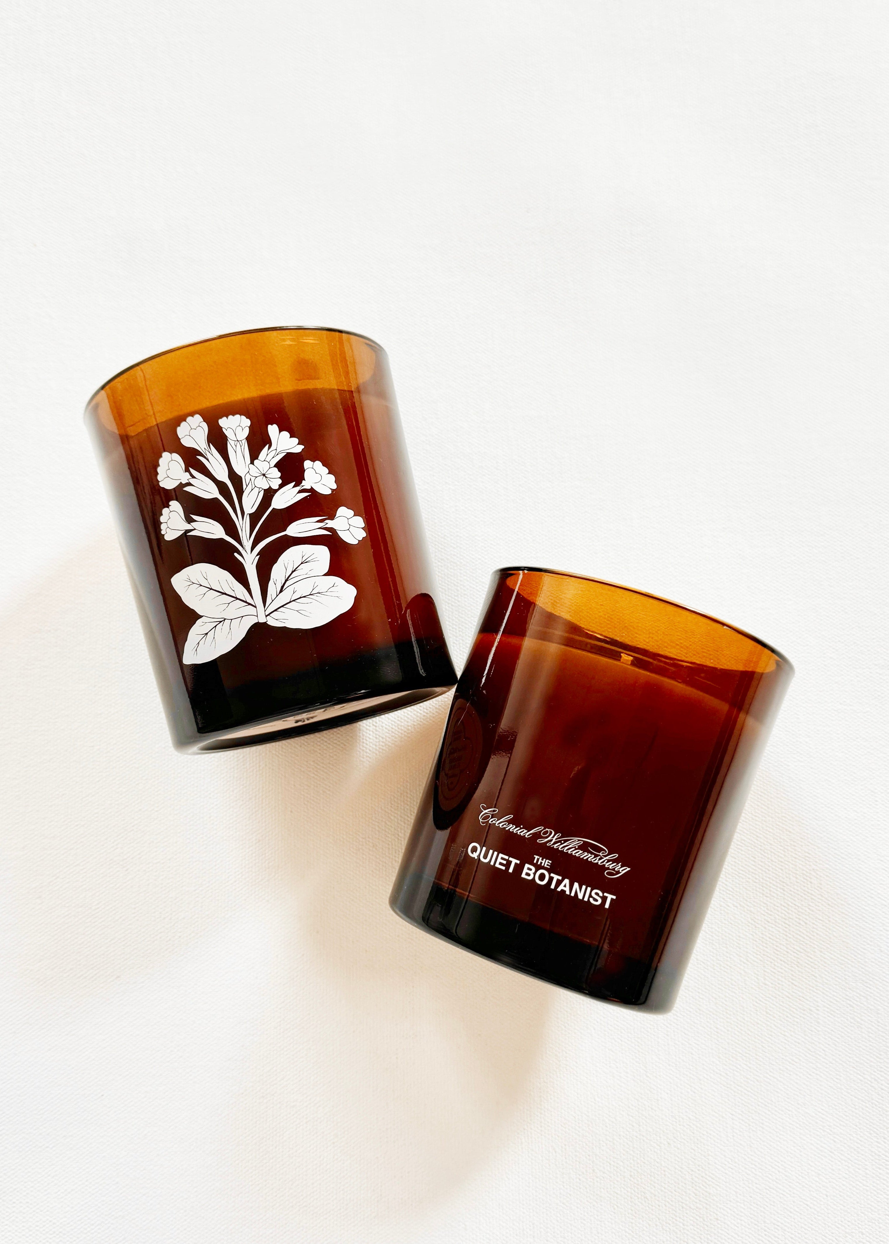 HERITAGE FLORALS CANDLE - Set of six.