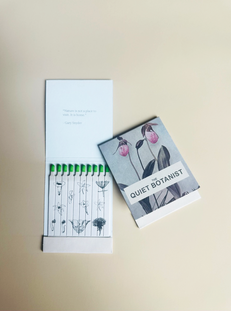 Lady Slipper - Botanical Matches - Limited Edition