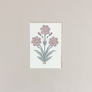 Paper Mirchi - Block Printed Cotton Card