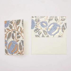 Paper Mirchi - Block Printed Cotton Card