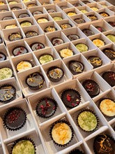Load image into Gallery viewer, ALL THE FLOWERS  -  A selection of handmade botanical &amp; matcha bon bons.
