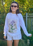 THE QUIET BOTANIST X B SIDES LONG SLEEVE T-SHIRT / ASTER