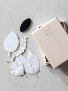 Wooden Box Set of 5 with Incense Mat