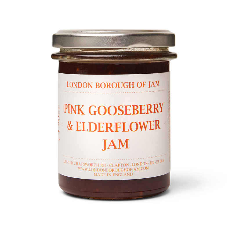 Pink Gooseberry & Elderflower Jam