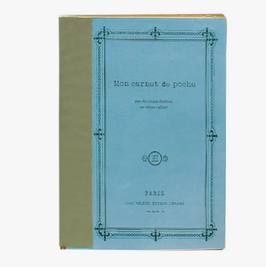 B6 Blue Notebook
