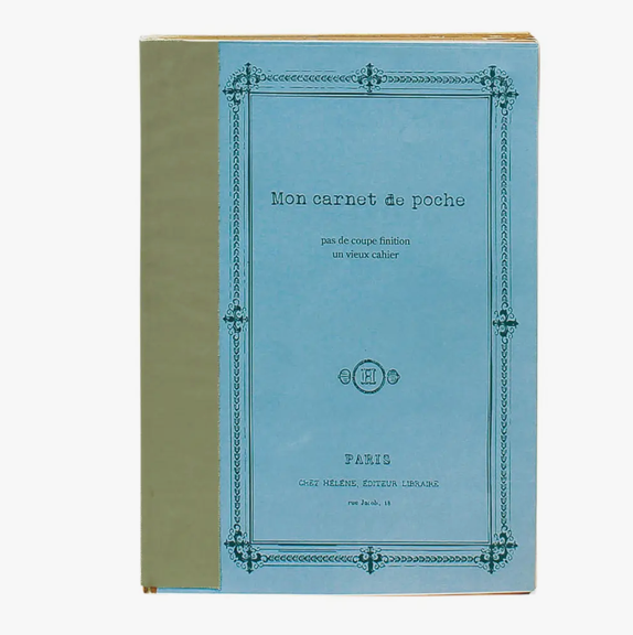 B6 Blue Notebook