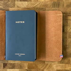 Tan - Heritage note book - with removable daisy cord