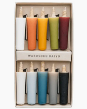 Load image into Gallery viewer, Earth tones Japanese rice wax candle collection
