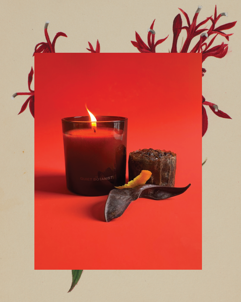 Fruitcake Holiday Candle