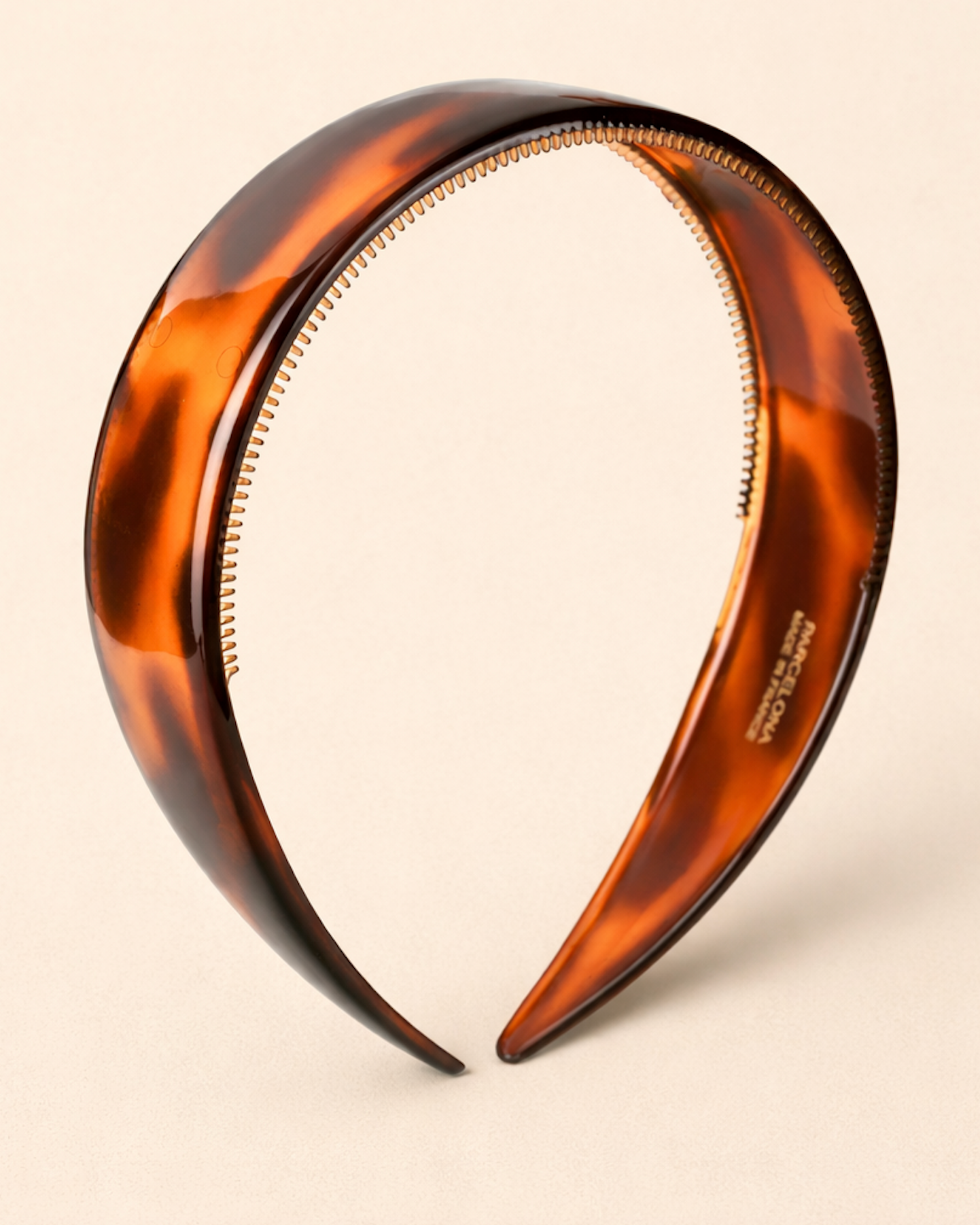 Tortoise shell headband.