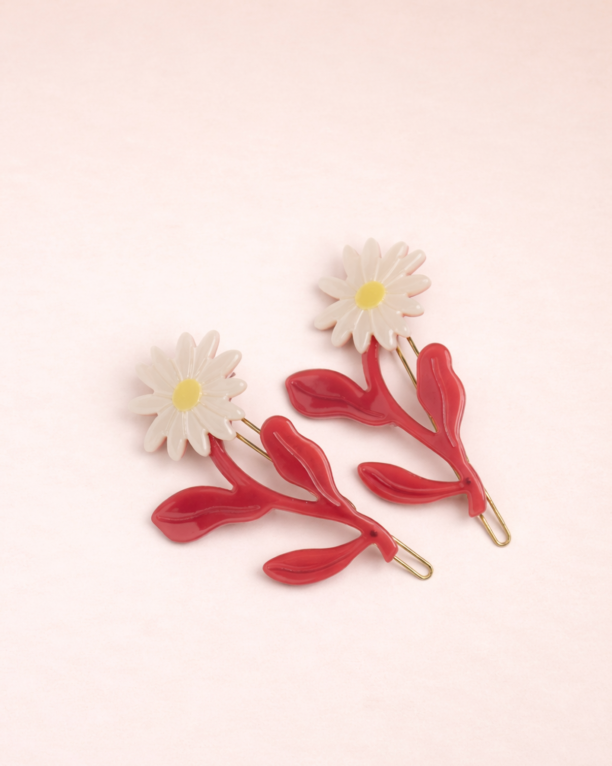 Marguerite Daisy Barrette Set