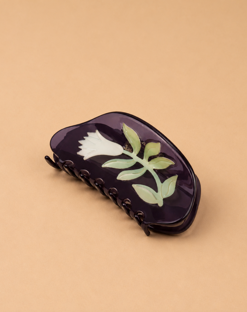 Moonflower Claw Clip