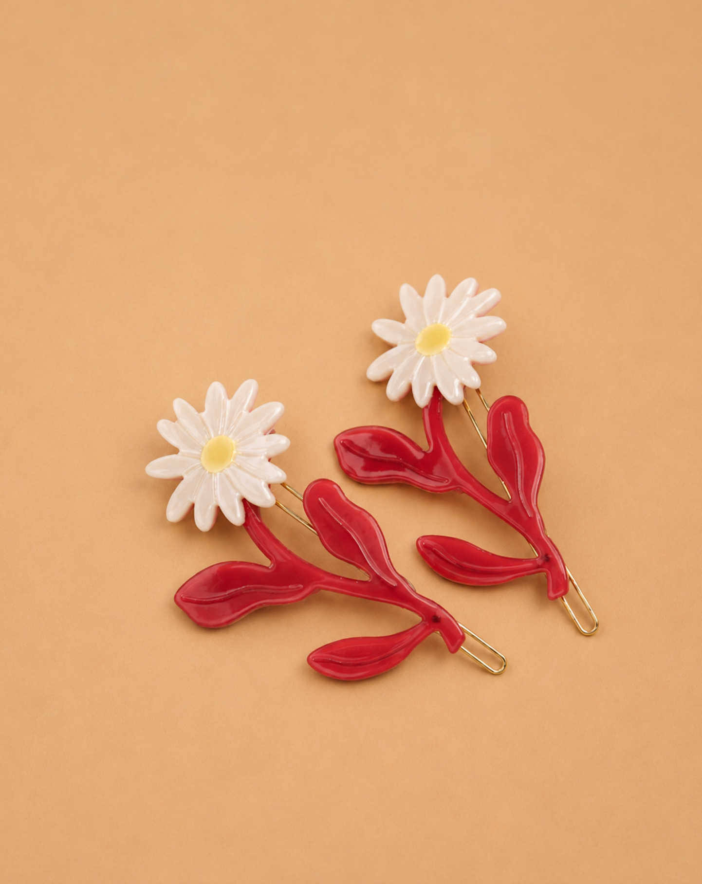 Marguerite Daisy Barrette Set