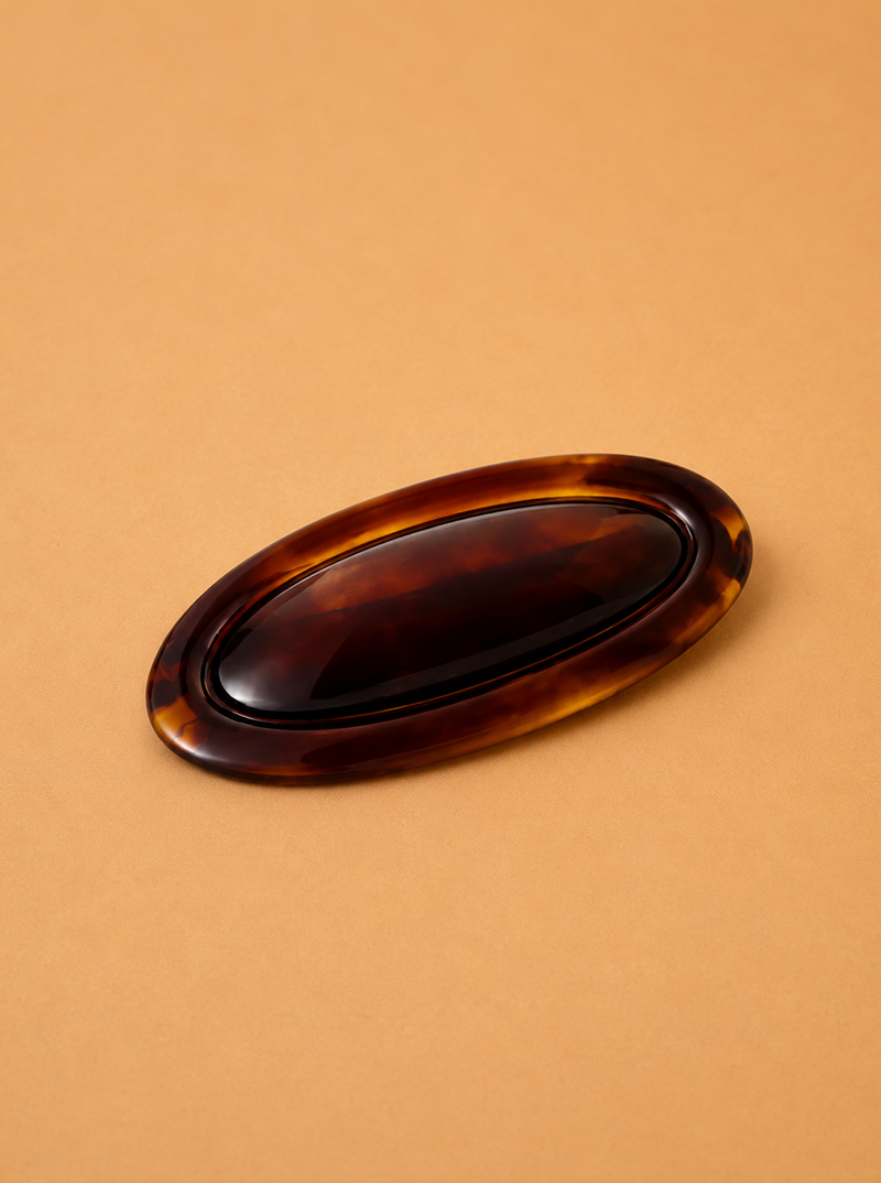 Large Classic Oval Barrette