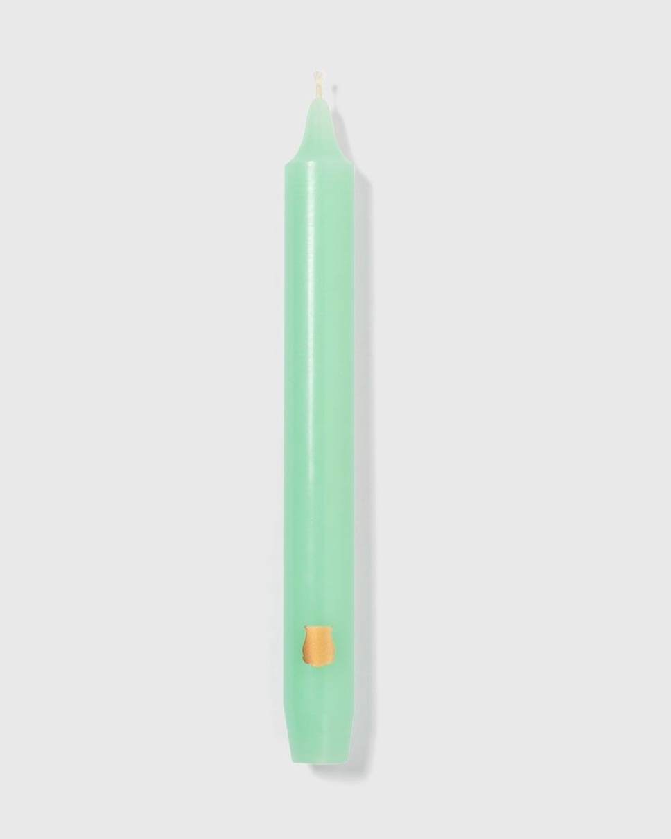 Watery Green Madeleines Tapered Candles