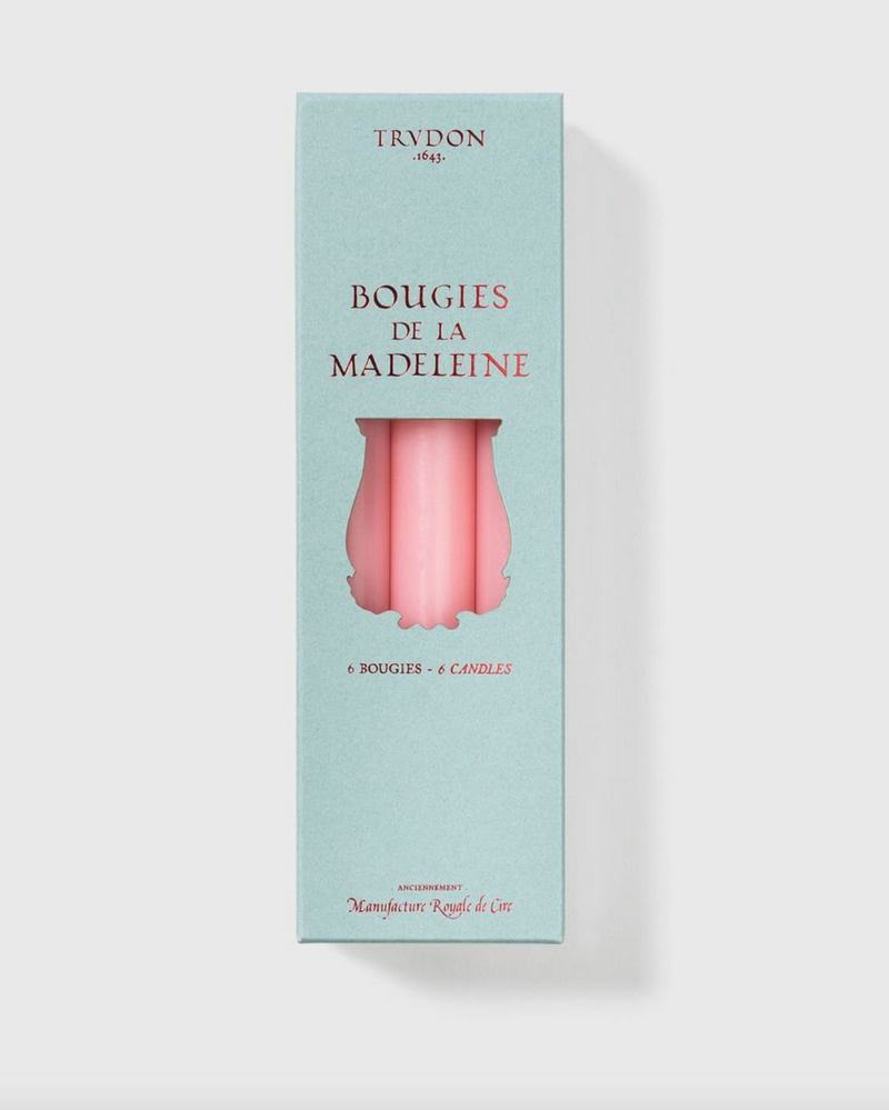 Pink Madeleines Tapered Candles