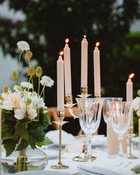 Pink Madeleines Tapered Candles