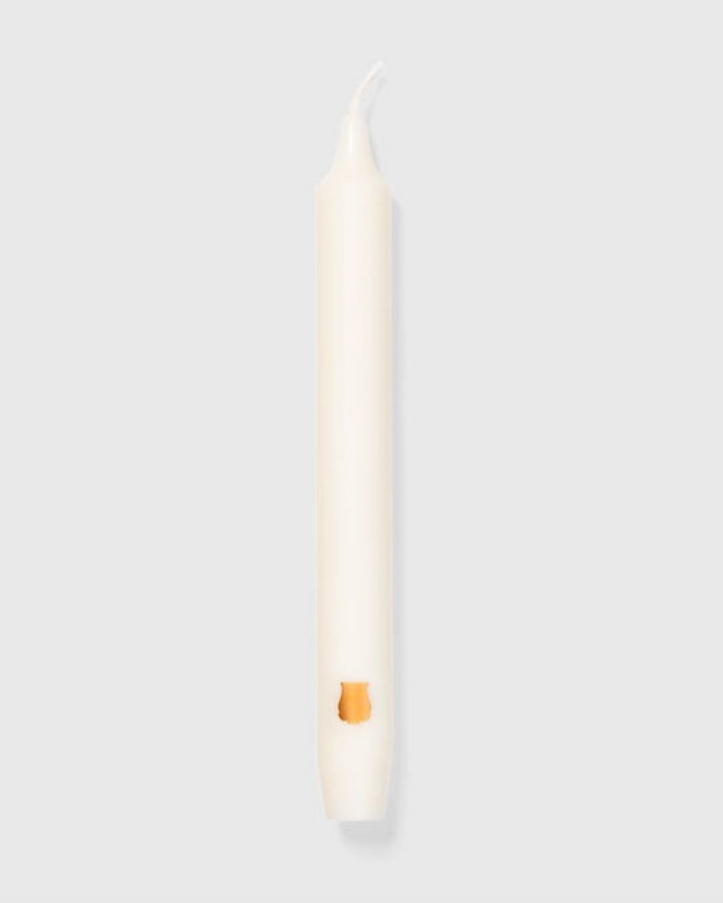 White Madeleines Tapered Candles