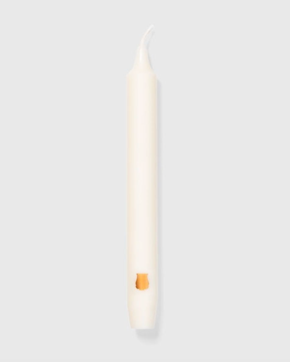 White Madeleines Tapered Candles