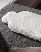 Cozy Sheepskin Hot Water Bottle Cover - Natural