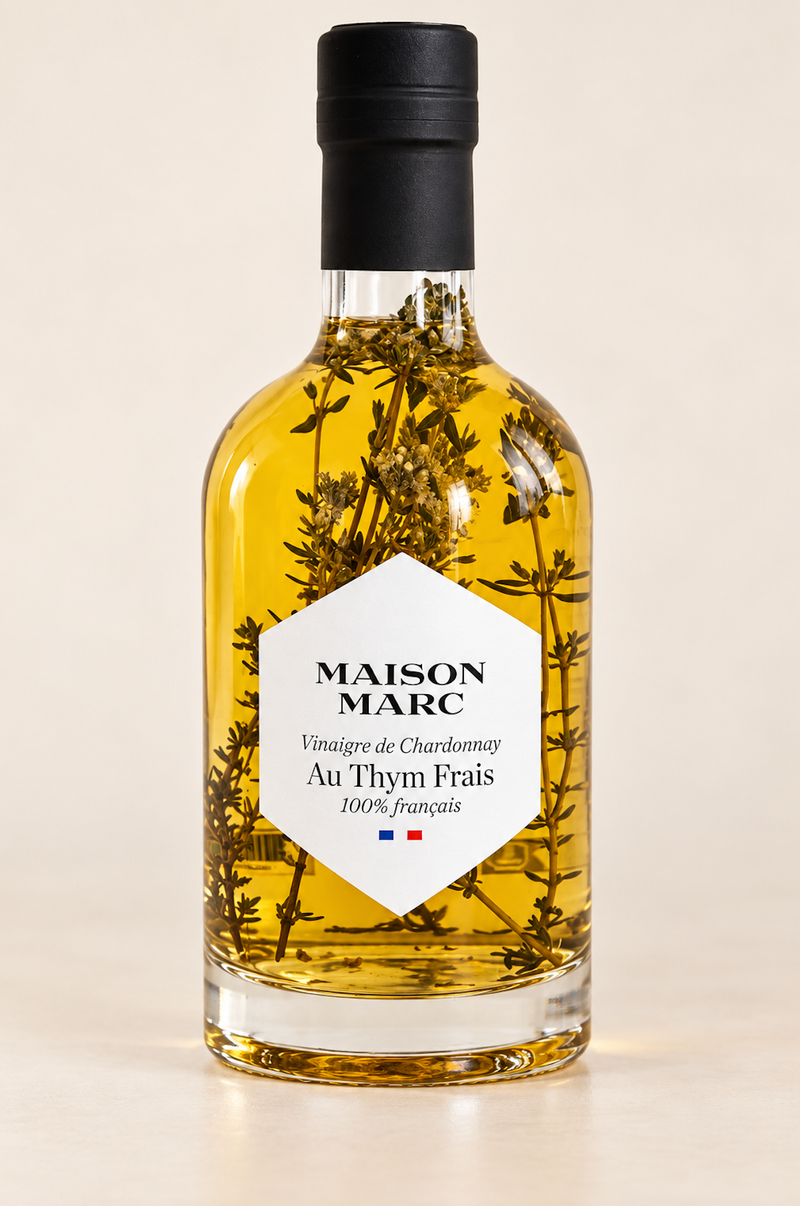 Chardonnay Vinegar w/ Sprig of Fresh Thyme