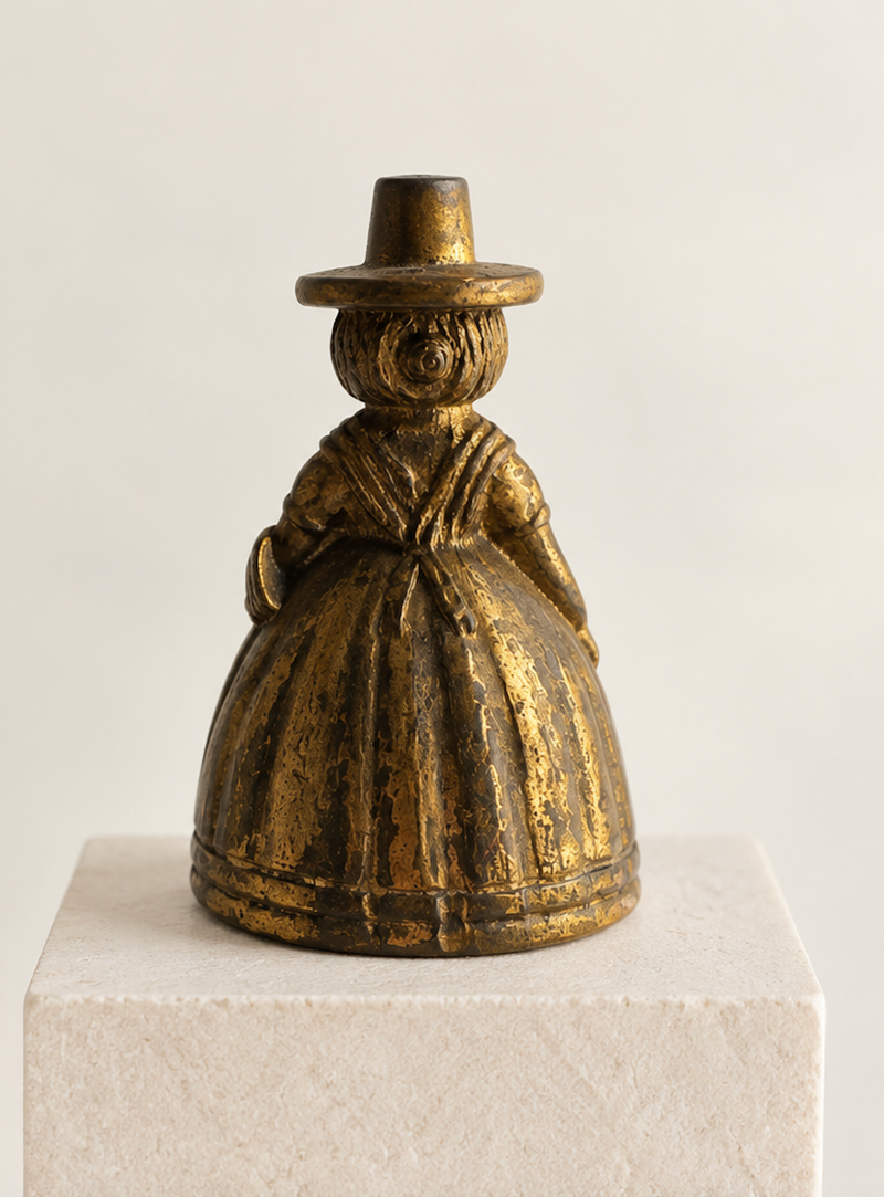 Victorian tea bell with hat