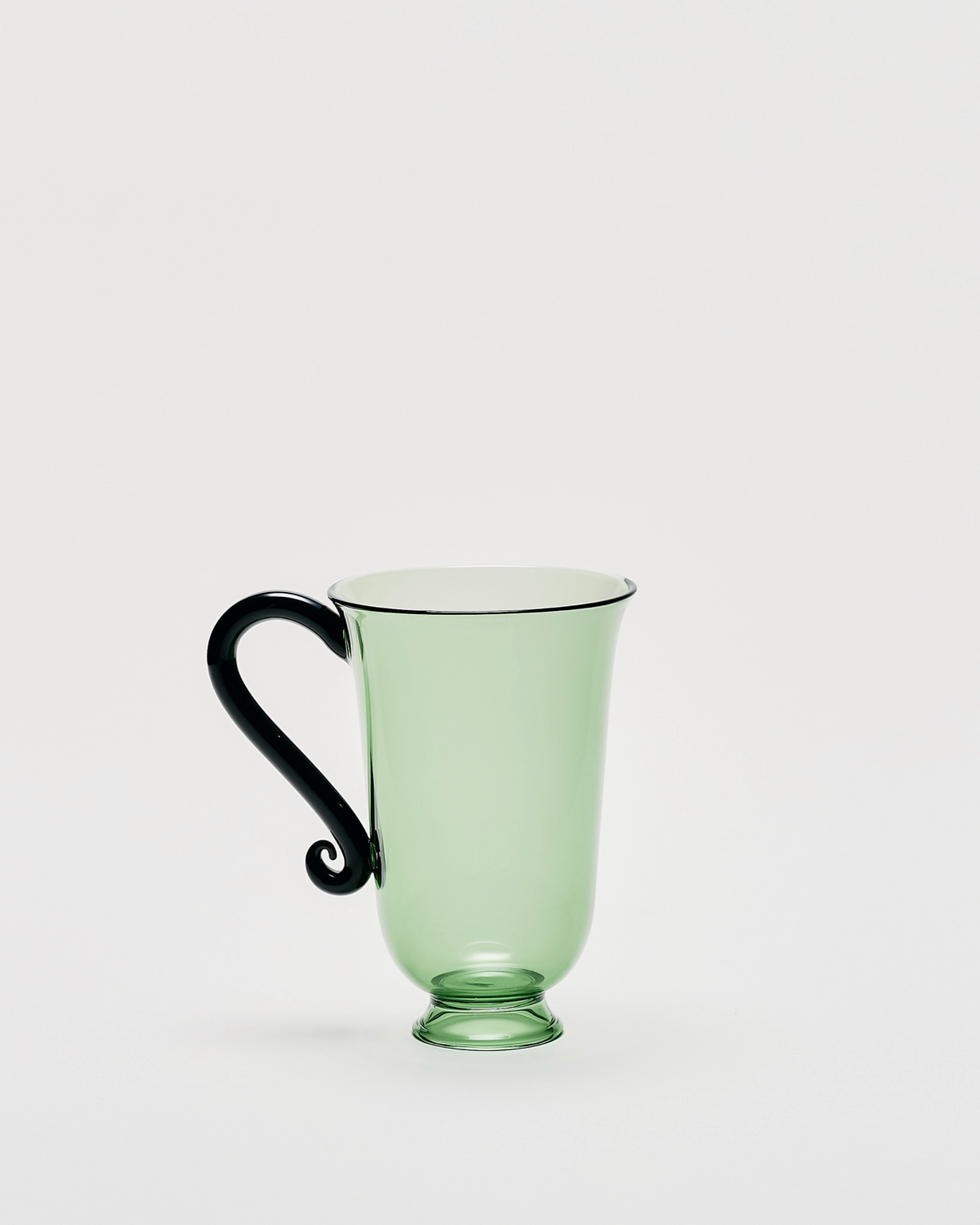 Grande Tasse, Green/Black (Set of 2)