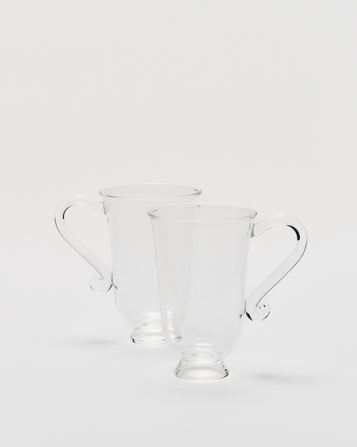Grande Tasse, Clear (Set of 2)