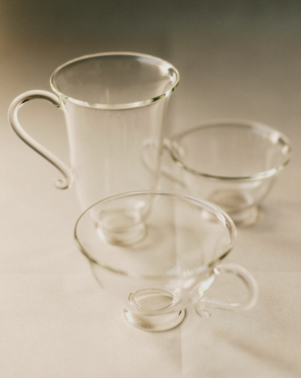 Grande Tasse, Clear (Set of 2)