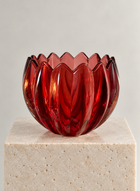 Vintage Ruby Red Glass Vase