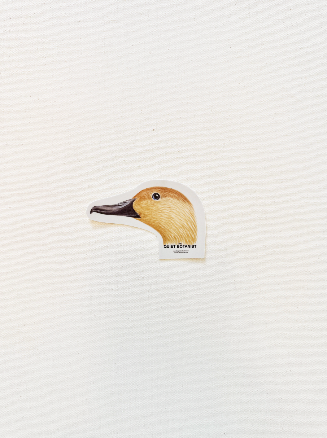 Duck head sticker
