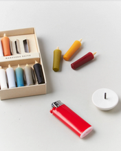 Load image into Gallery viewer, Earth tones Japanese rice wax candle collection
