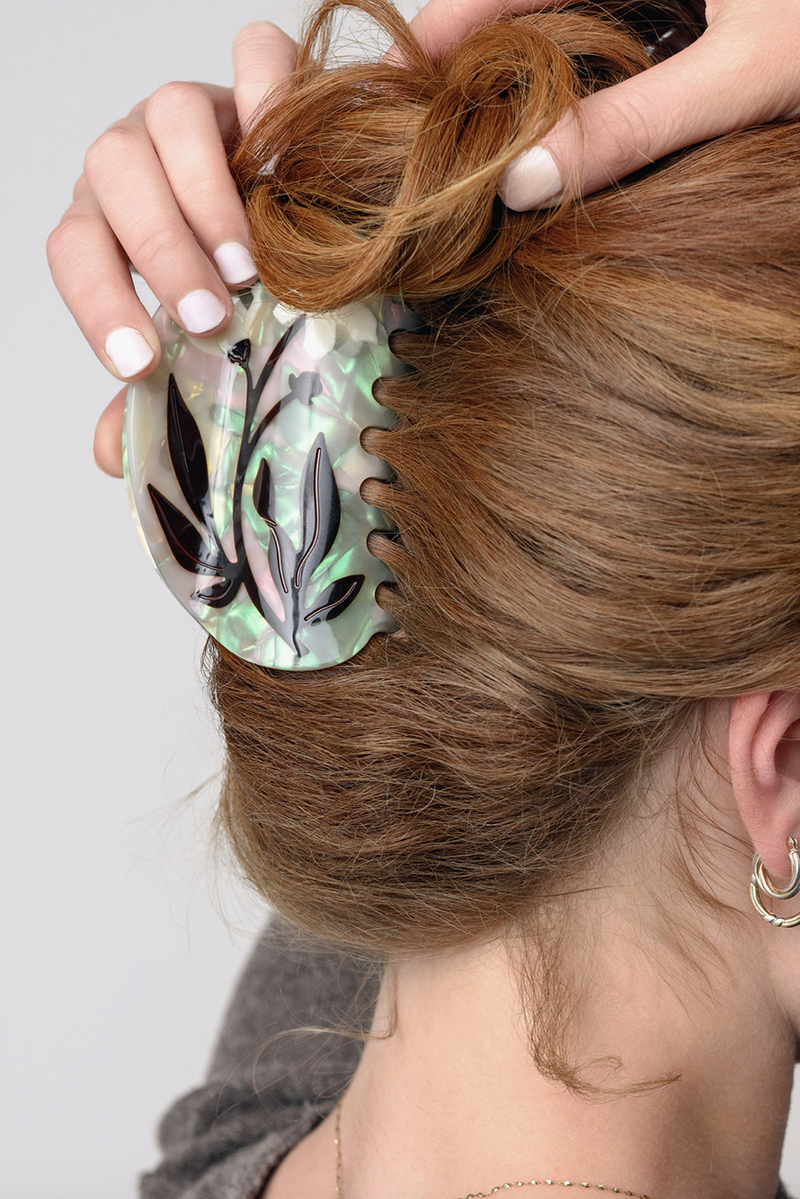 Floral XL Hair Claw
