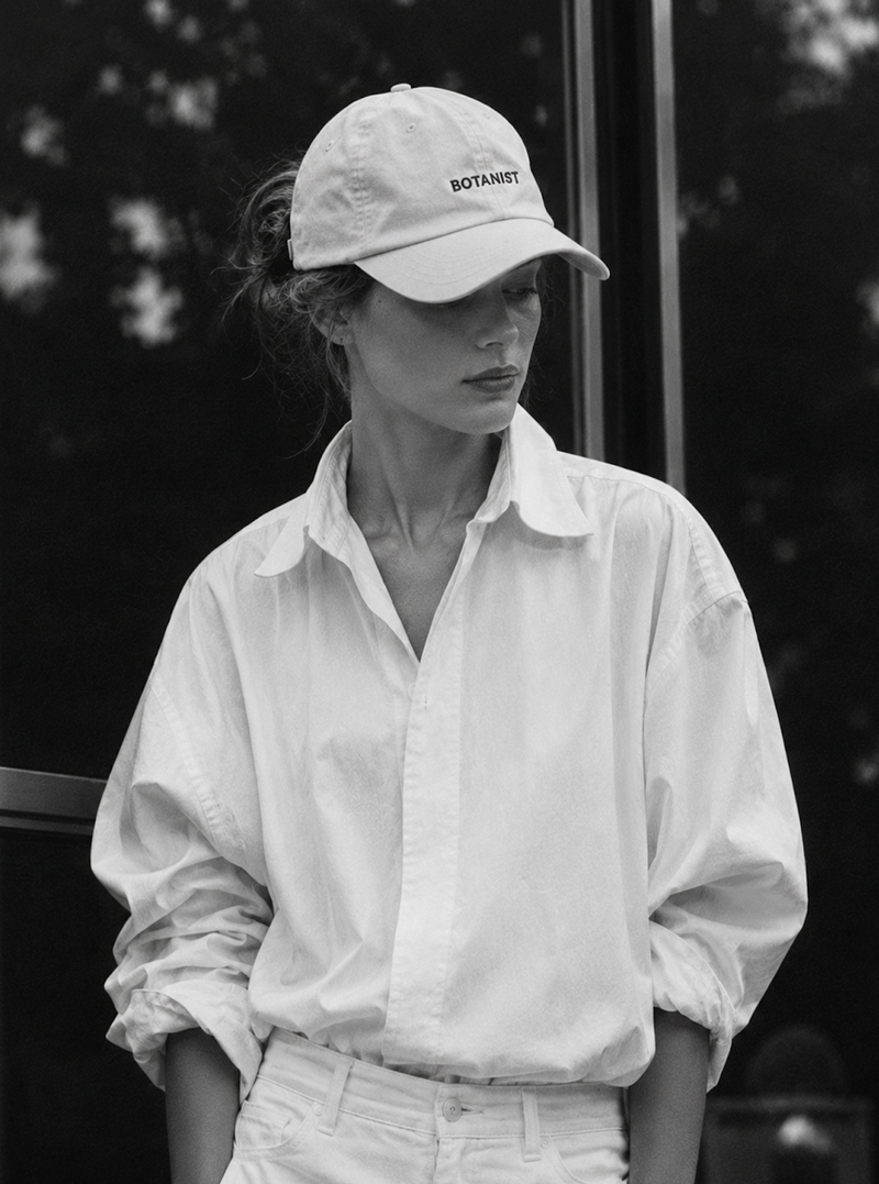 NEW! The Quiet Botanist hat in cream.