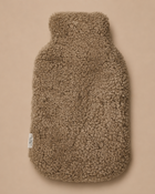 Cozy Sheepskin Hot Water Bottle Cover - Tan